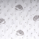 Hedgehog Minky Fleece Creme Hedgehog Minky Fleece Creme