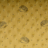 Hedgehog Minky Fleece Ocher Hedgehog Minky Fleece Ocher
