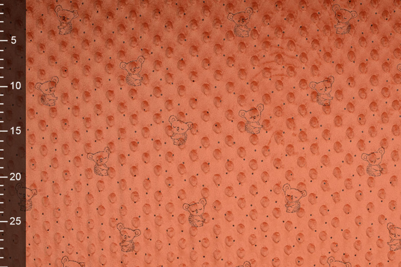 Koala Minky Fleece Oranje Brique