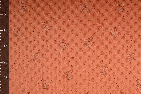 Koala Minky Fleece Oranje Brique