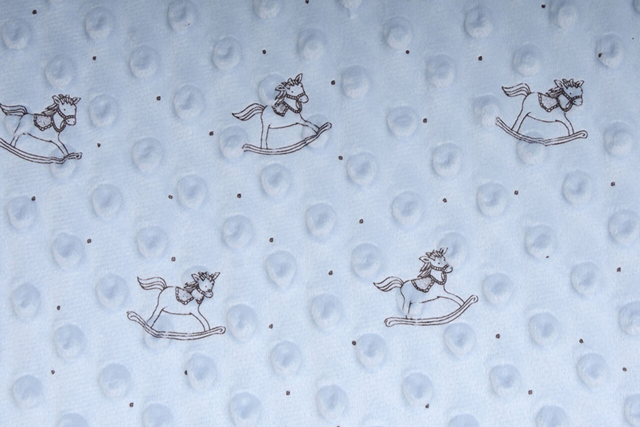 Hobbelpaard Minky Polar Baby Azul Hobbelpaard Minky Polar Baby Azul