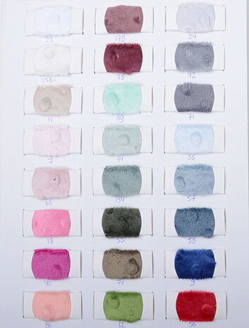 Samplecard Minky Fleece