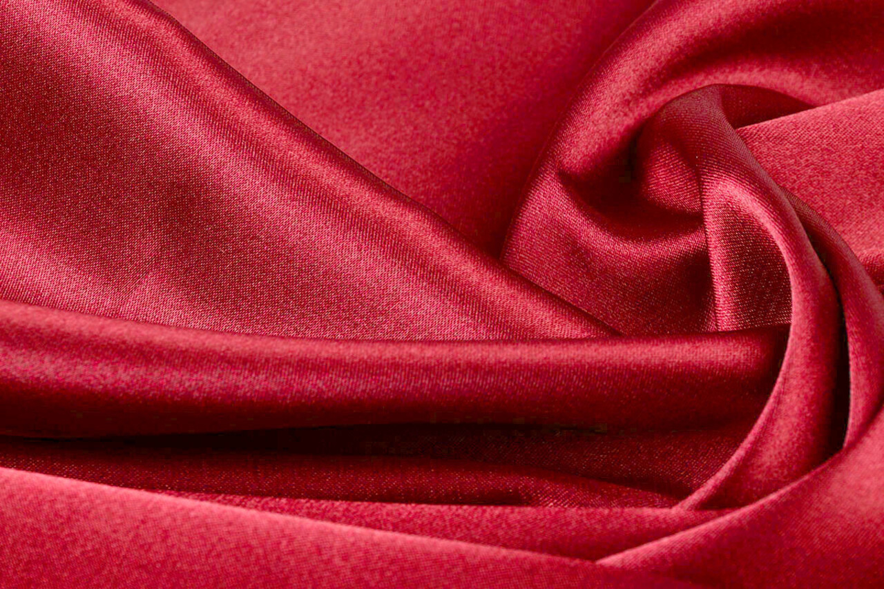 Stretch Satin Rot
