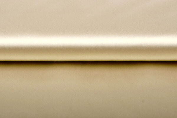 Stretch Satin Clair Or