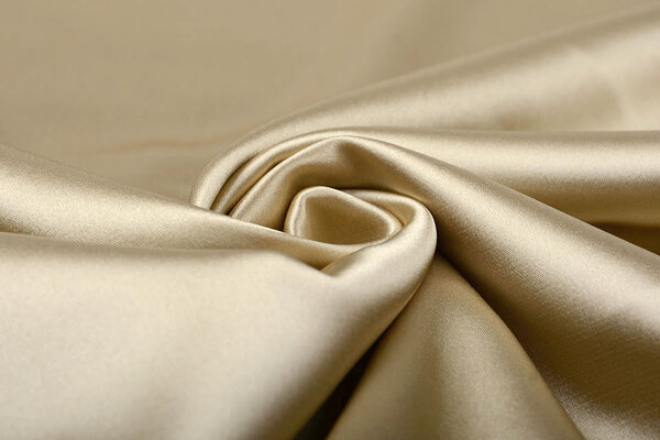 Stretch Satin Clair Or