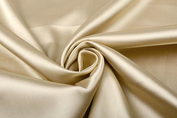 Stretch Satin Clair Or