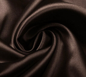 Stretch Satin Marron Foncé Stretch Satin Marron Foncé