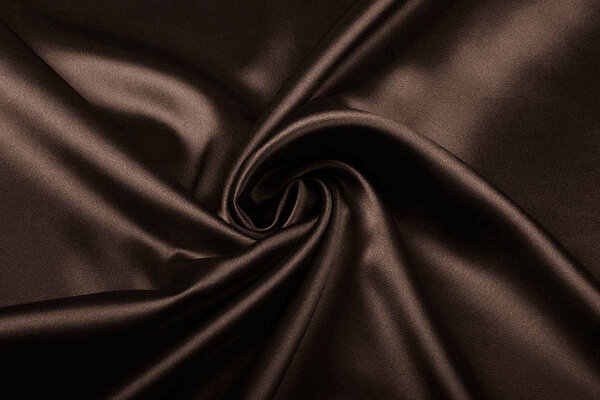 Stretch Satin Marron Foncé Stretch Satin Marron Foncé