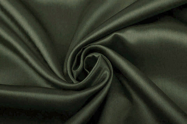 Satin Crêpe Vert Militaire Satin Crêpe Vert Militaire
