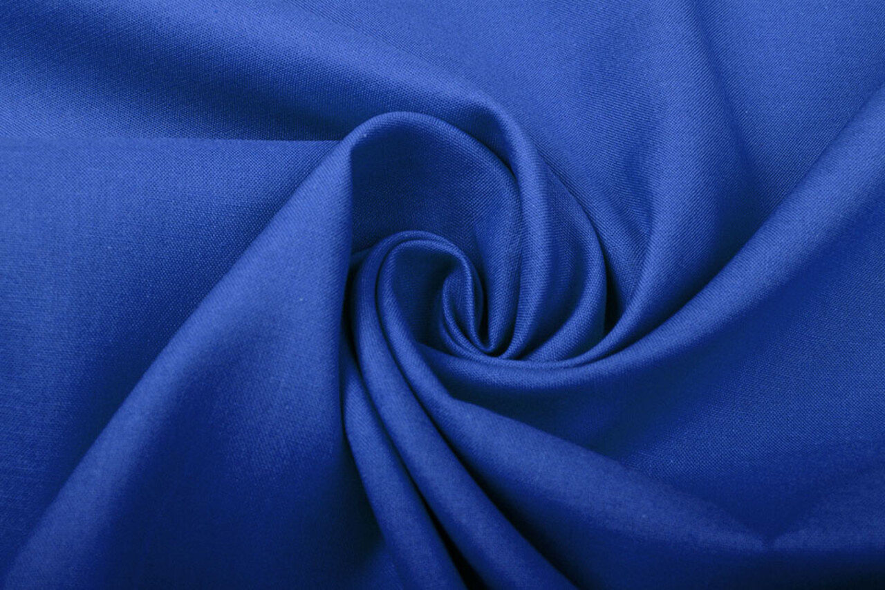 100% Katoen Konings Blauw