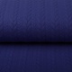 Knitted Cable Fabric Tricot Royal Blue