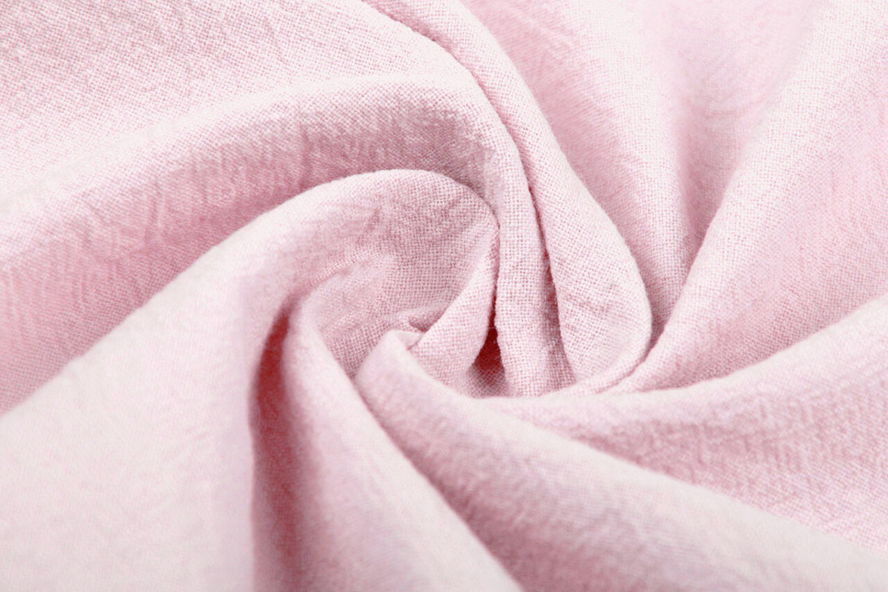 Oeko-Tex®  100% Washed Cotton Light Pink