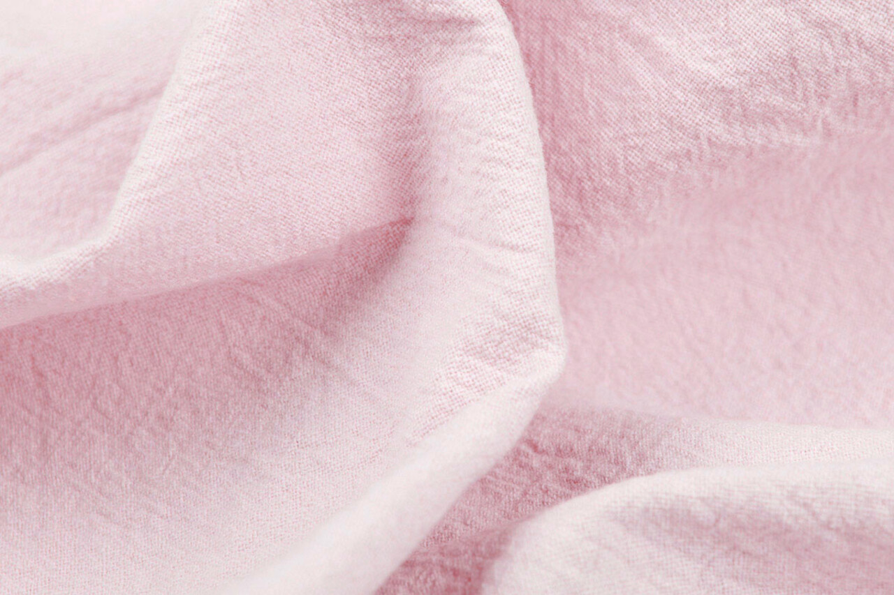 Oeko-Tex®  100% Gewassen Katoen Licht Roze