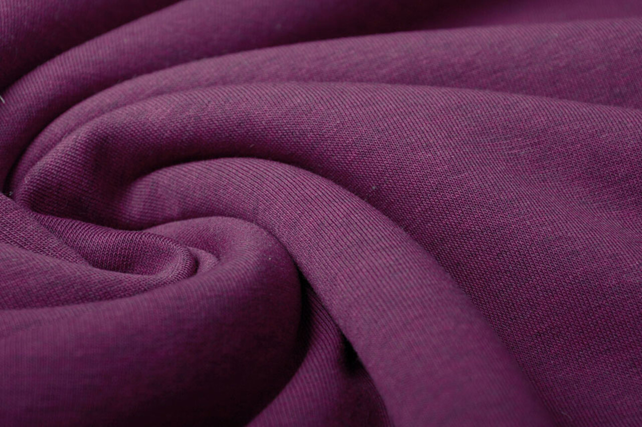 Oeko-Tex®  Sweatstoff Fuchsia Melange