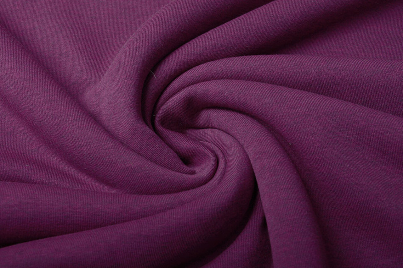 Oeko-Tex®  Sweatstoff Fuchsia Melange