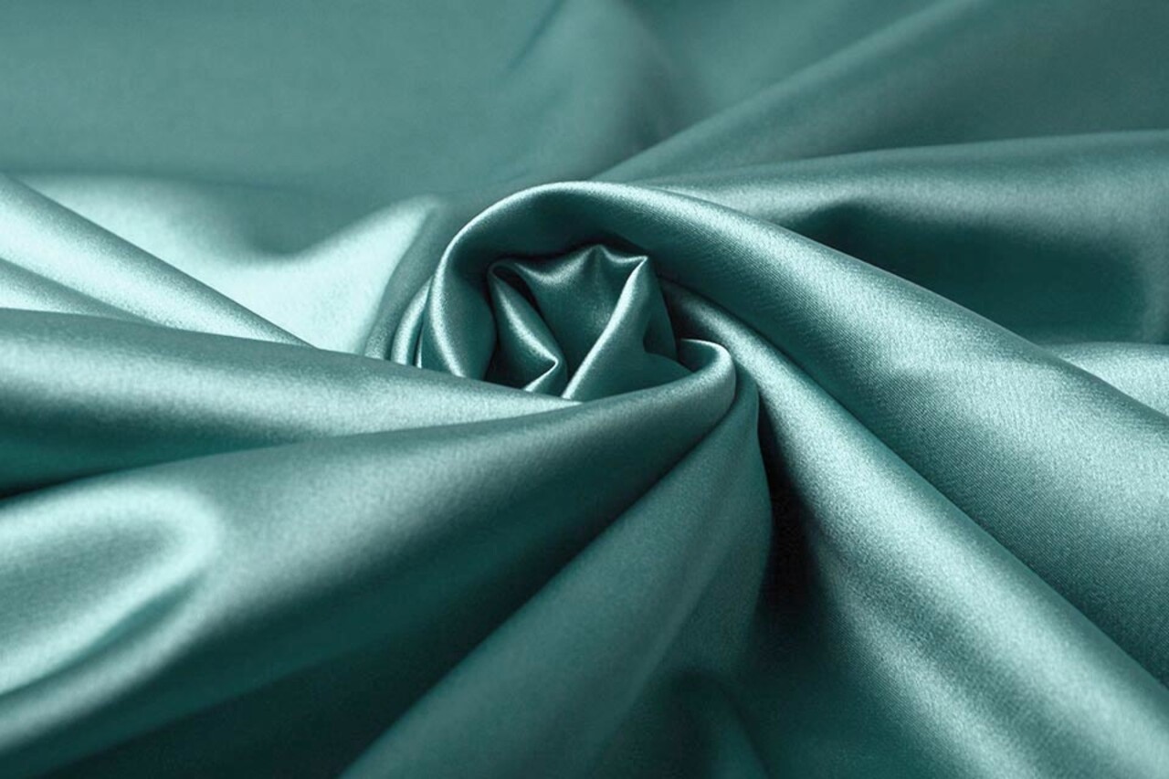 Stretch Satin Jade Green Stretch Satin Jade Green