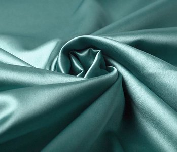 Stretch Satin Jade Green