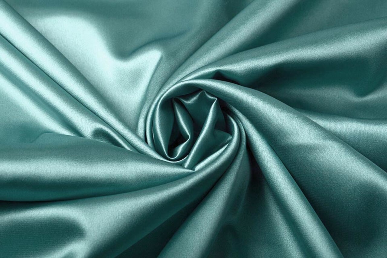 Stretch Satin Jade Green Stretch Satin Jade Green