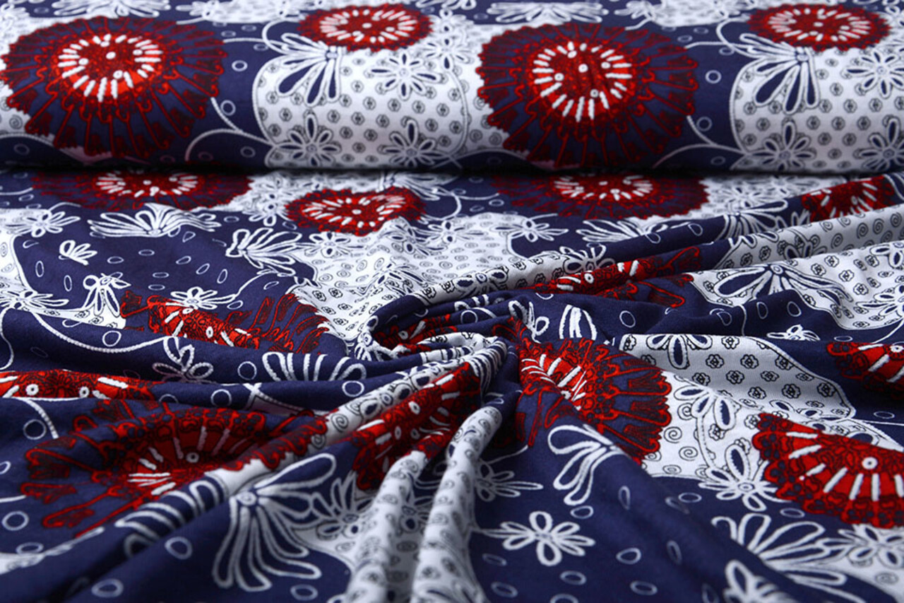 Viskose Jersey Lacquar Jacqueline Rot