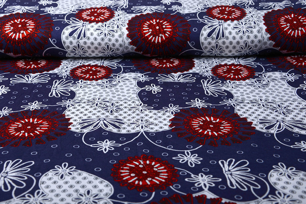 Viskose Jersey Lacquar Jacqueline Rot