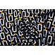 Jersey de Viscosa Lacquar Chains Negro Jersey de Viscosa Lacquar Chains Negro