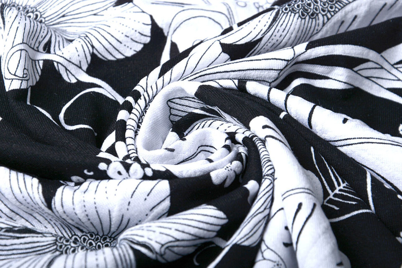 Viscose Jersey Lacquar Marina Black Viscose Jersey Lacquar Marina Black