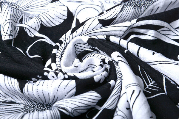 Viscose Jersey Lacquar Marina Black Viscose Jersey Lacquar Marina Black