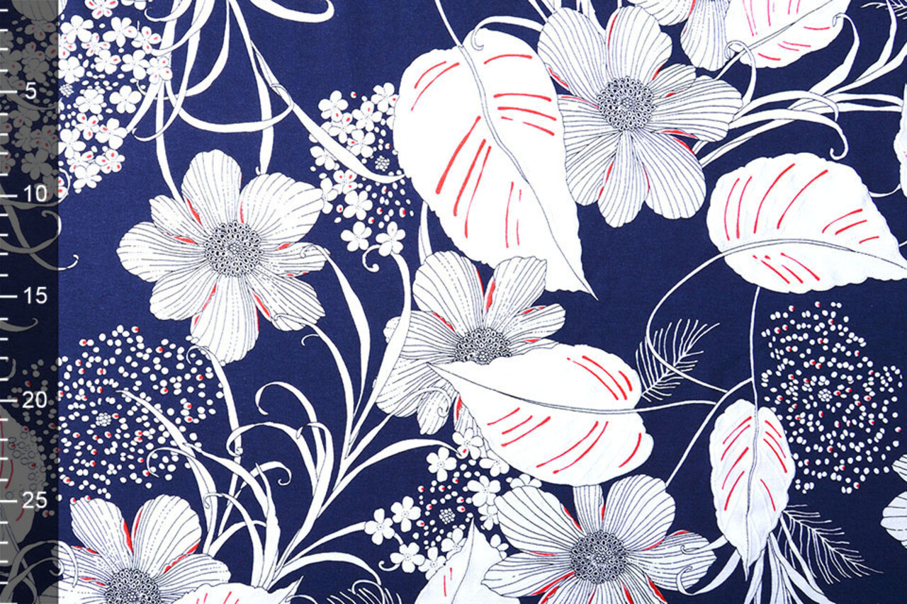 Viscose Jersey Lacquar Marina Marine