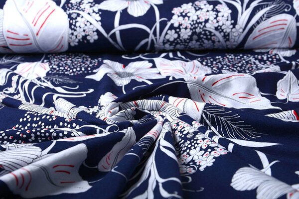 Viscose Jersey Lacquar Marina Navy