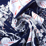 Viscose Jersey Lacquar Marina Navy Viscose Jersey Lacquar Marina Navy