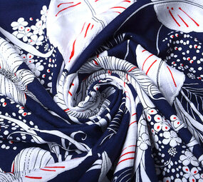Viscose Jersey Lacquar Marina Navy Viscose Jersey Lacquar Marina Navy