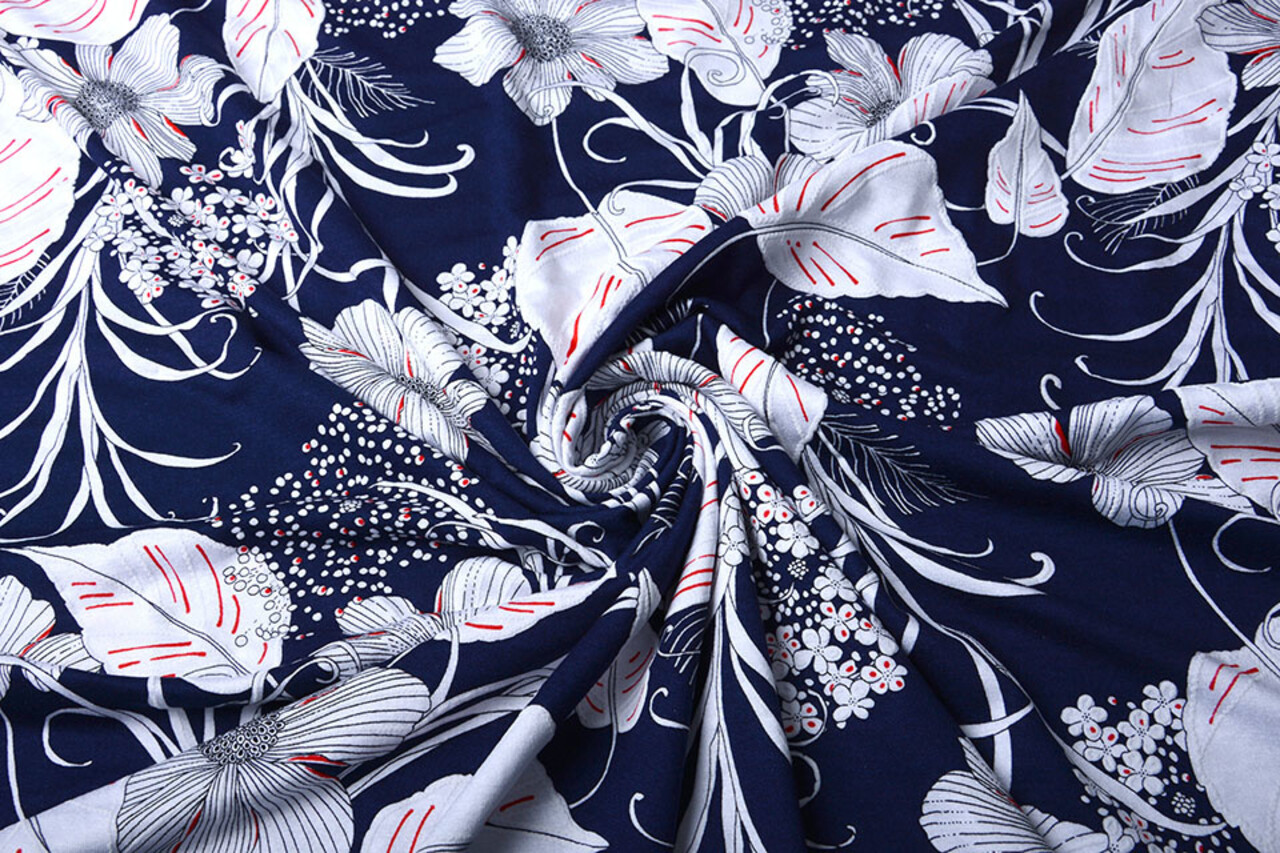 Viscose Jersey Lacquar Marina Navy