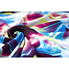 100 % Viscose Imprimé Numérique Imprimé Neon Rose Bleu 100 % Viscose Imprimé Numérique Imprimé Neon Rose Bleu