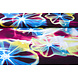 100% Viscosa Digitale Stampa Neon Rosa Blu 100% Viscosa Digitale Stampa Neon Rosa Blu