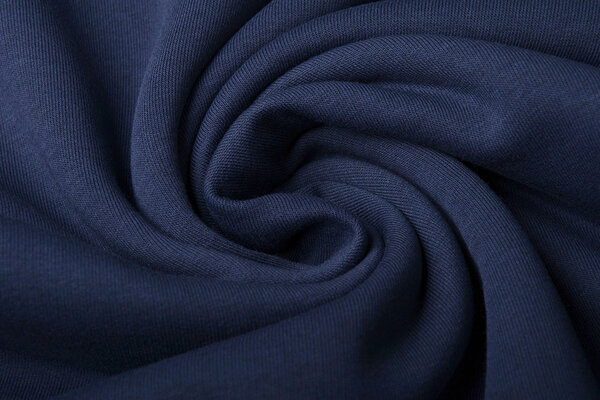 Oeko-Tex® Tejido de Sudadera Azul Marino Jaspeado Oeko-Tex® Tejido de Sudadera Azul Marino Jaspeado