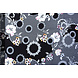 Jersey Viscose Lacquar Bunga Fleur Noir Jersey Viscose Lacquar Bunga Fleur Noir