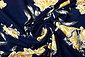 Viscose Jersey Lacquar Lule Navy Yellow Viscose Jersey Lacquar Lule Navy Yellow