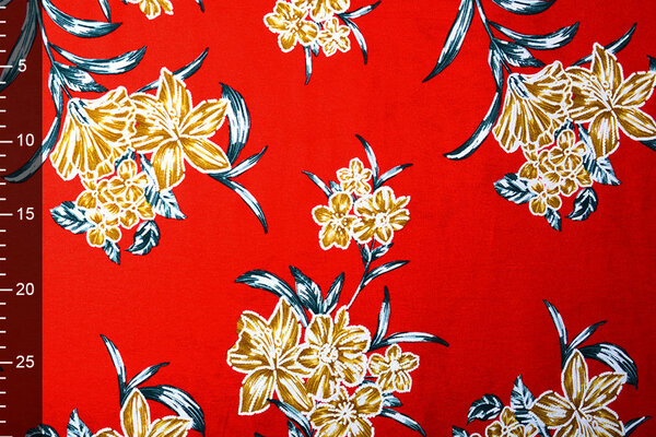 Viscose Jersey Lacquar Lule Red