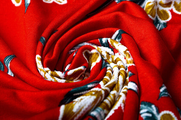 Viscose Jersey Lacquar Lule Rood Viscose Jersey Lacquar Lule Rood