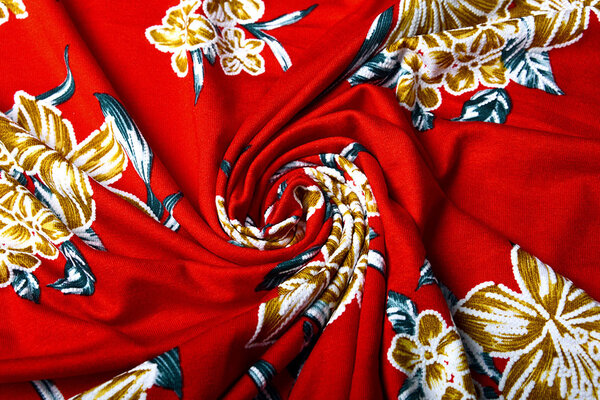 Jersey de Viscosa Lacquar Lule Rojo