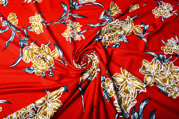 Jersey Viscose Lacquar Lule Rouge Jersey Viscose Lacquar Lule Rouge