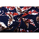 Jersey Viscose Lacquar Pluma Marine Rouge