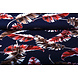 Viscosa Jersey Laccato Pluma Blu Navy Rosso Viscosa Jersey Laccato Pluma Blu Navy Rosso