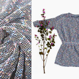 Bouclé knitted multi-color