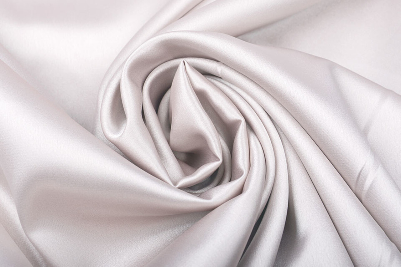Stretch Satin Champagne Pink