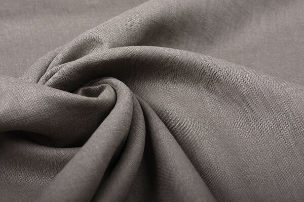 Oeko-Tex®  Gewaschenes Leinen Dunkel Taupe Oeko-Tex®  Gewaschenes Leinen Dunkel Taupe