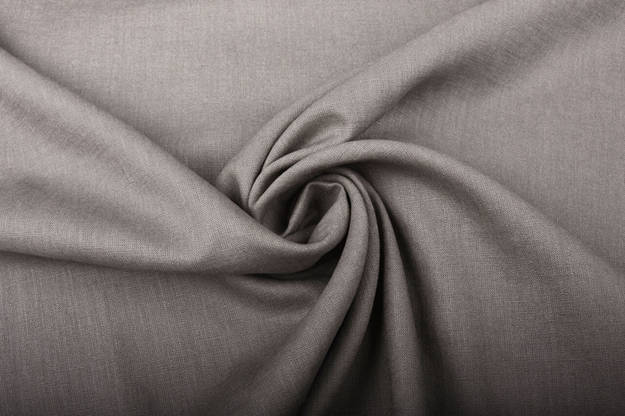 Oeko-Tex®  Washed Linen Dark Taupe