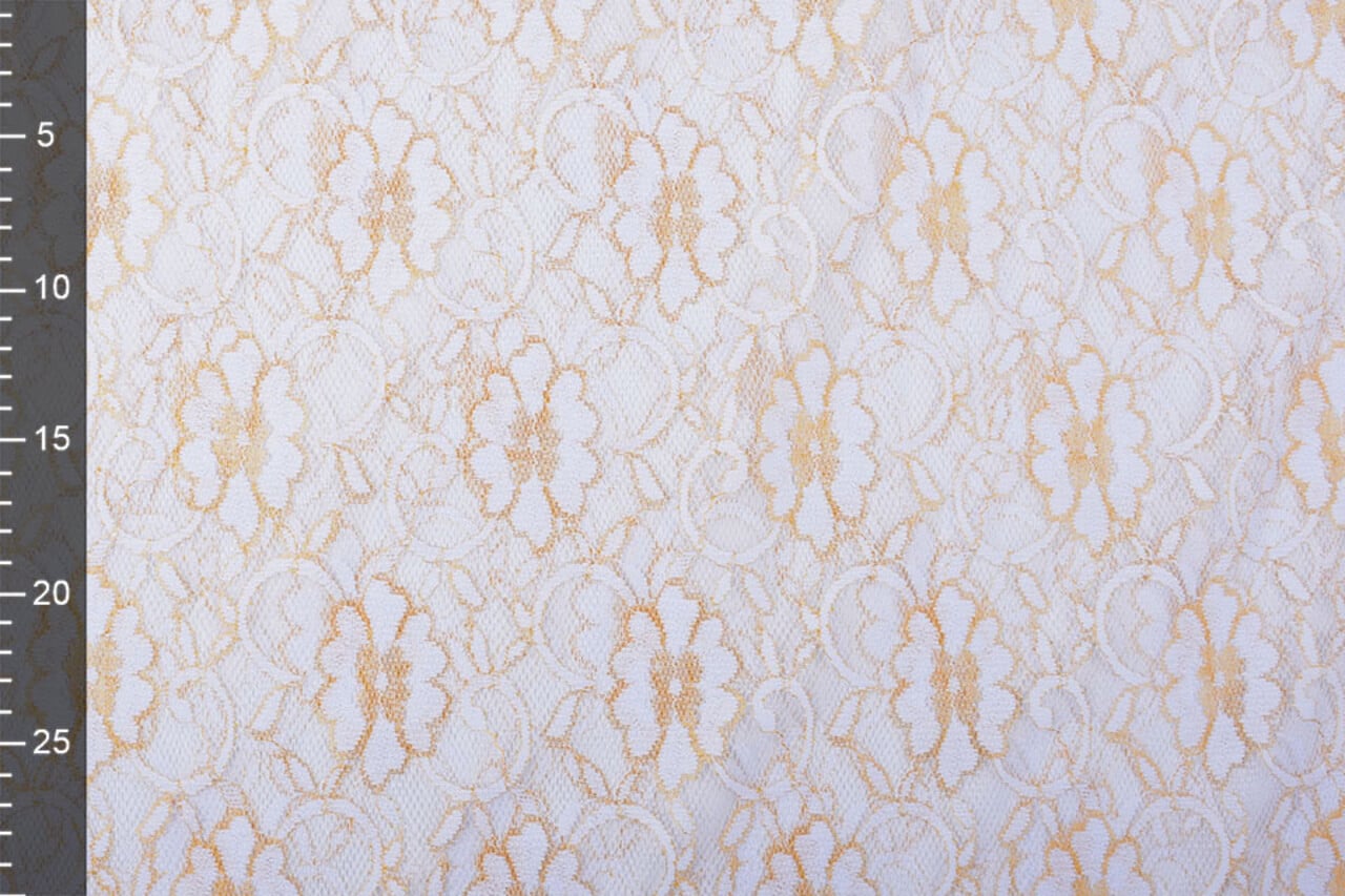 Dentelle Fiori Blanc Or Dentelle Fiori Blanc Or