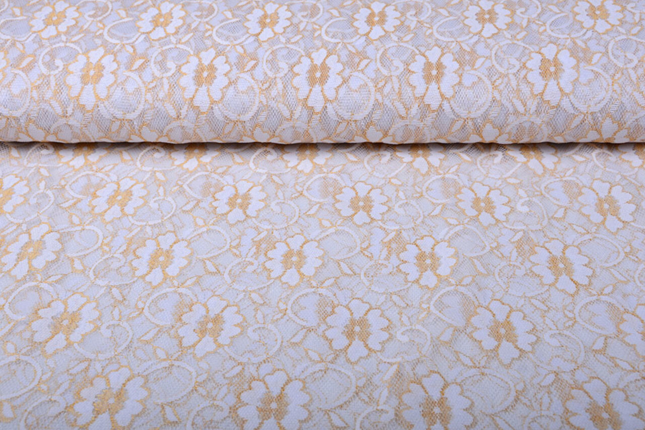 Pizzo Fiori Bianco Oro Pizzo Fiori Bianco Oro