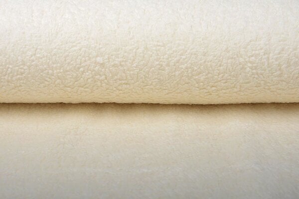Cotton Teddy Fabric Creme